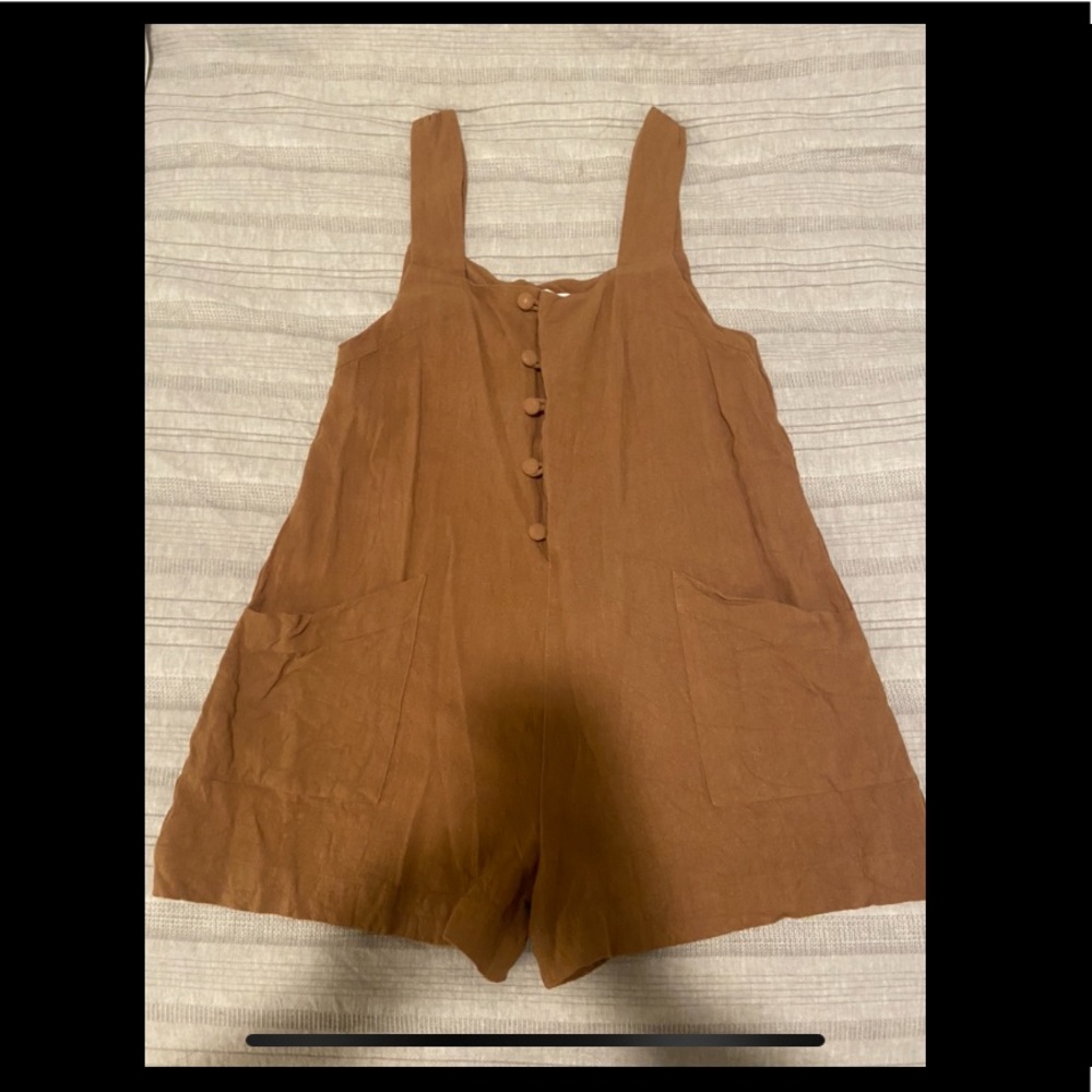 CJLA romper with buttons